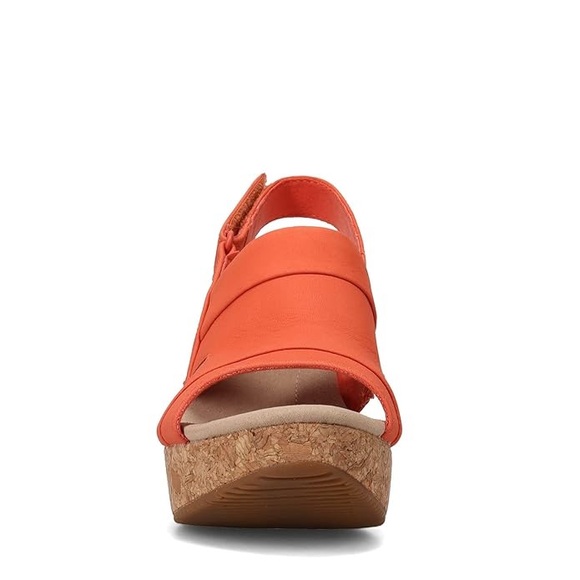 NEW Clarks Collection Women's Annadel Ivory Wedge Sandals Nubuck Suede 9.5M - Picture 5 of 13